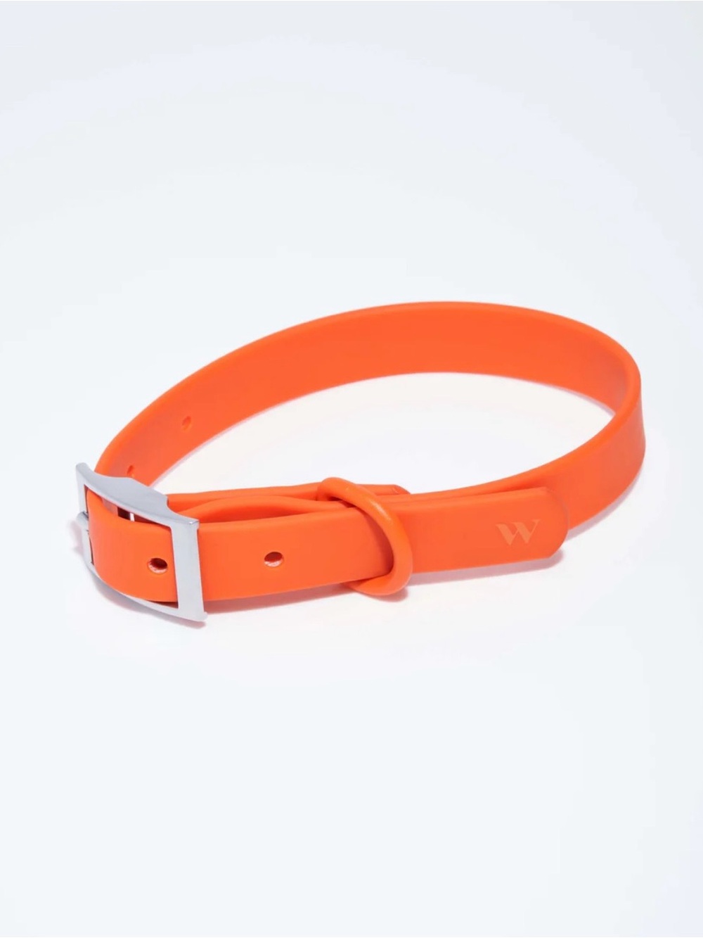 Wild One Waterproof Dog Collar Blaze Orange Small